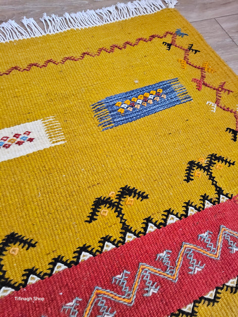 Tapis berbère - Kilim Akhnif de Taznakht 1.01m x 0.71m