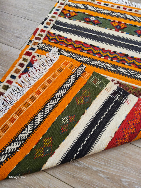 Tapis berbère - Kilim Glaoui de Taznakht 1.05m x 0.66m
