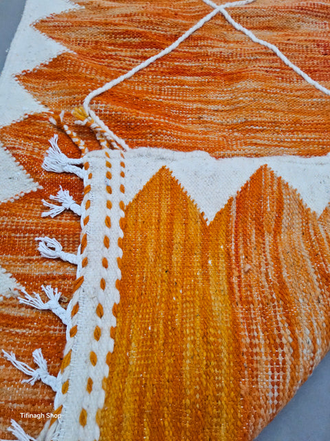 Tapis berbère - Kilim Zanafi 2.92 m x 0.90 m
