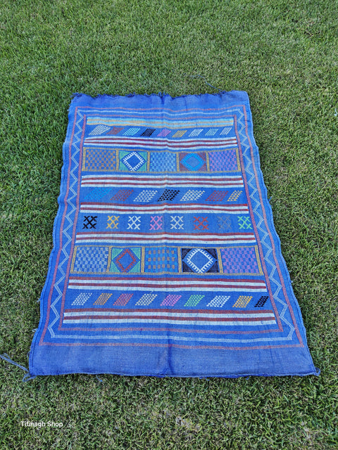 Tapis berbère - Kilim de Taznakht Sabra 1.50m x 1m
