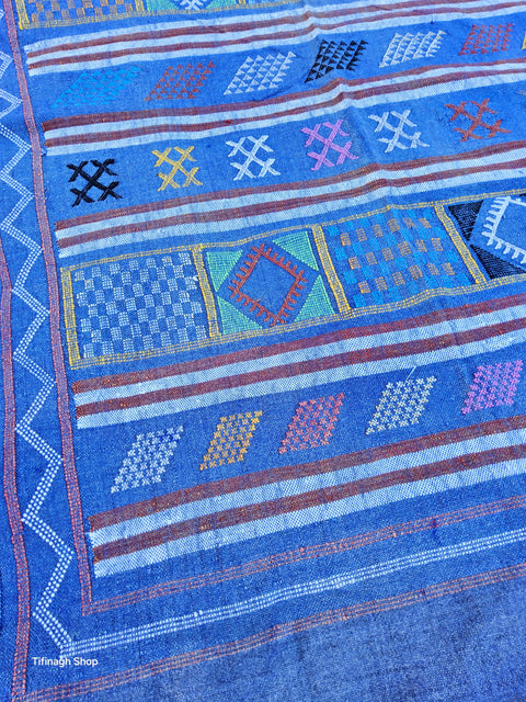 Berber carpet - Kilim from Taznakht Sabra 1.45mx 0.98m