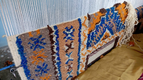 Tapis berbère - Kilim de Taznakht 3.15m x 1.97m  RARE!!