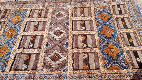 Tapis berbère - Kilim de Taznakht 3.15m x 1.97m  RARE!!