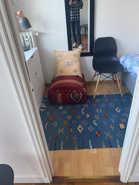 Tapis berbère - Kilim de Taznakht 1.56 m x 1 m