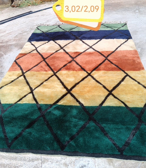 Tapis berbère - Beni M'rirt 3.02m x 2.09m