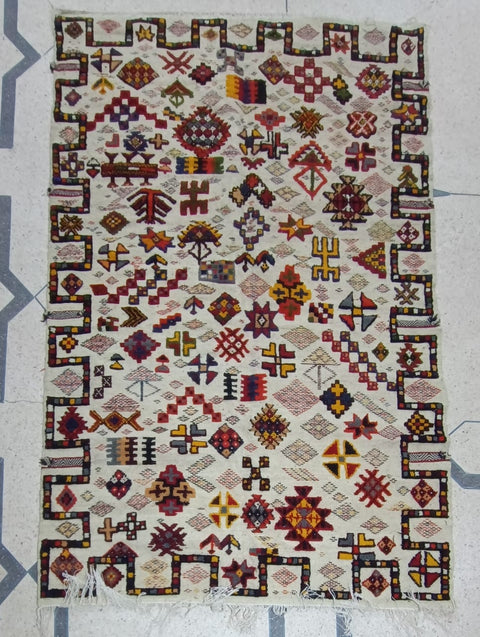 Tapis berbère - Kilim de Taznakht 3.12m x 1.97m