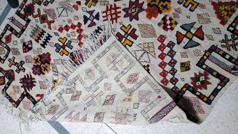 Tapis berbère - Kilim de Taznakht 3.12m x 1.97m