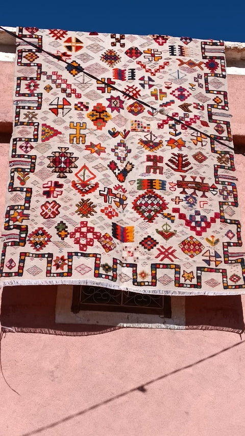 Tapis berbère - Kilim de Taznakht 3.12m x 1.97m