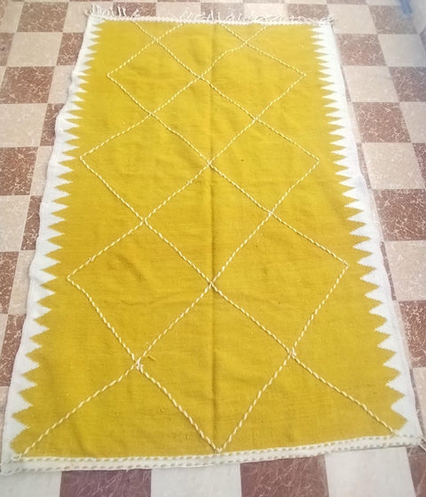 Tapis berbère - Kilim Zanafi 2.96m x 1.99m