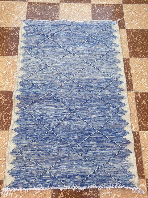 Tapis berbère - Kilim Zanafi 1.56 m x 1 m