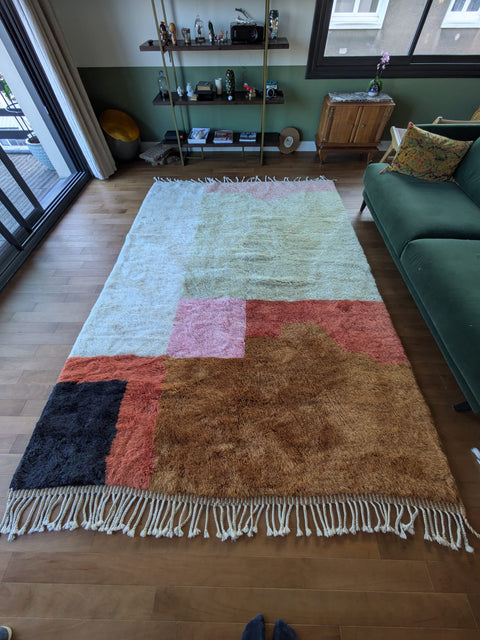 Tapis berbère - Beni M'rirt coloré