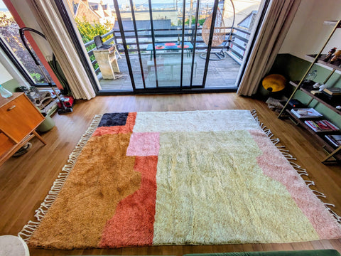 Tapis berbère - Beni M'rirt coloré