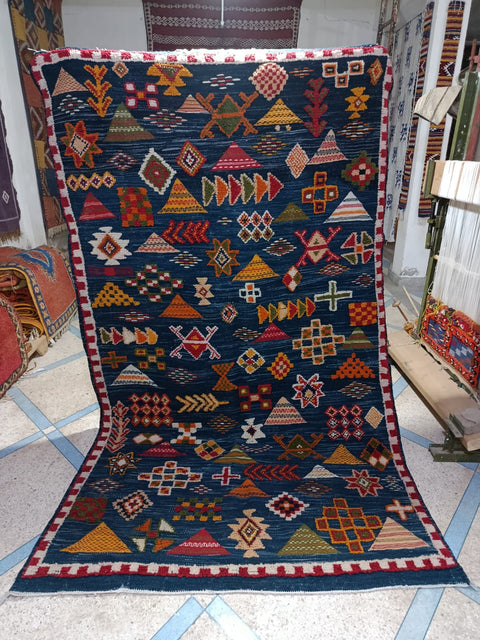 Tapis berbère - Kilim de Taznakht 2.66m x 1.55m