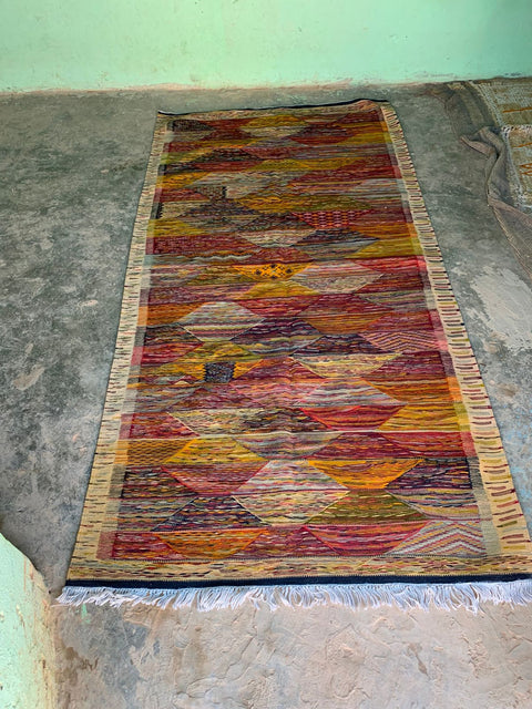 Tapis berbère - Kilim de Taznakht 2.06m x 1.04m