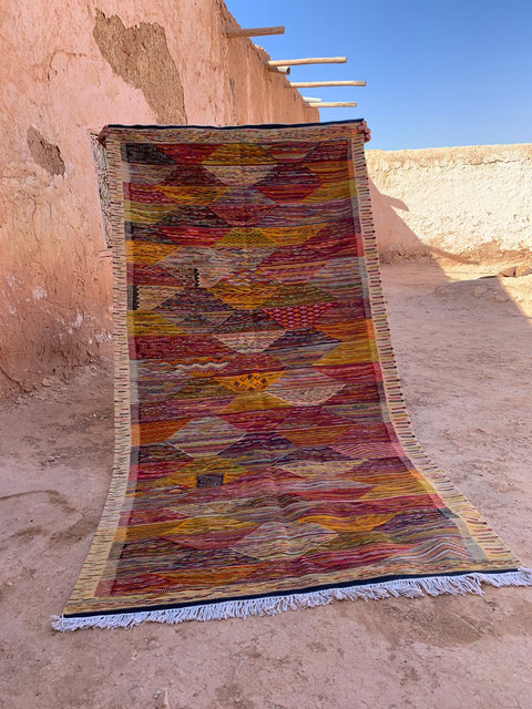Tapis berbère - Kilim de Taznakht 2.06m x 1.04m