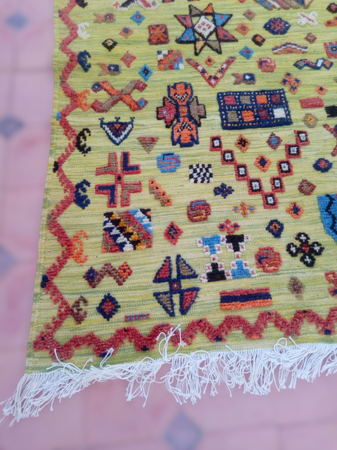 Tapis berbère - Kilim de Taznakht 3m x 2.07m