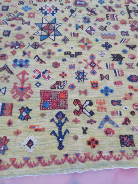 Tapis berbère - Kilim de Taznakht 3m x 2.07m