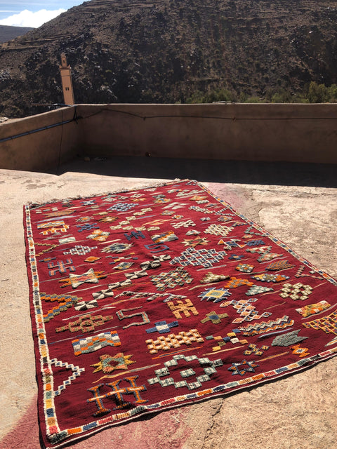 Tapis berbère - Kilim de Taznakht 2.90m x 1.92m