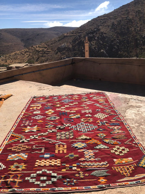 Tapis berbère - Kilim de Taznakht 2.90m x 1.92m