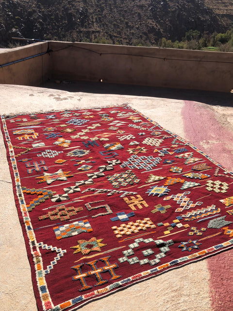 Tapis berbère - Kilim de Taznakht 2.90m x 1.92m