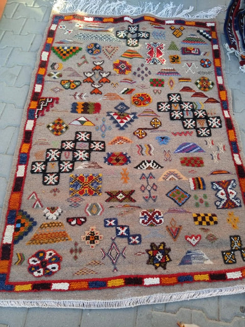 Tapis berbère - Kilim de Taznakht 1.65m x 1.07m
