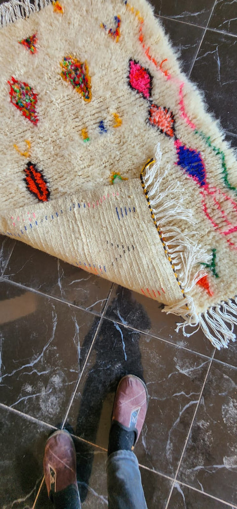 Tapis berbère - Azilal 1.40m x 1m