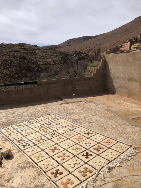 Berber carpet - Kilim of Taznakht 2.60mx 1.50m