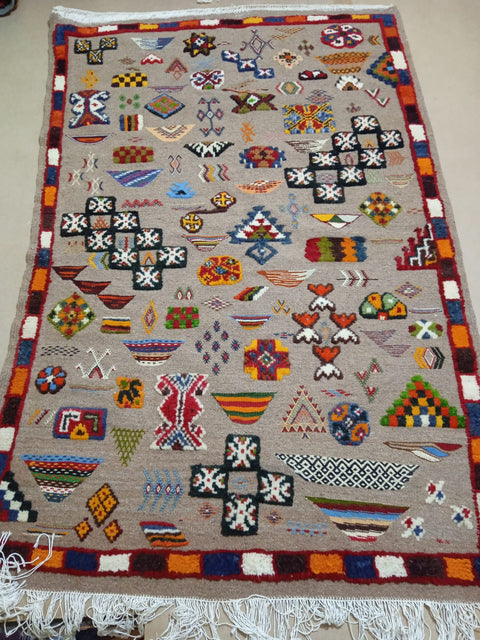 Tapis berbère - Kilim de Taznakht 1.65m x 1.07m