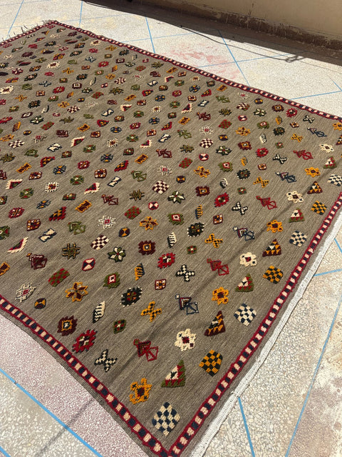 Tapis berbère - Kilim de Taznakht 3.06m x 2.08m
