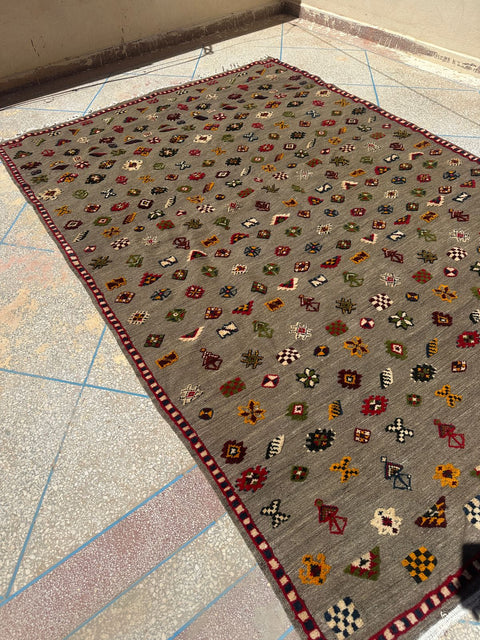 Tapis berbère - Kilim de Taznakht 3.06m x 2.08m