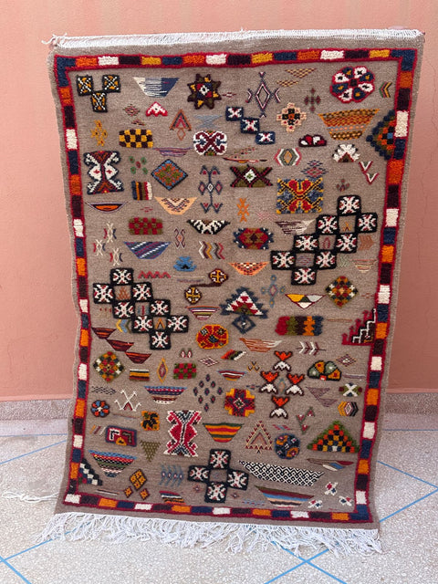 Tapis berbère - Kilim de Taznakht 1.65m x 1.07m