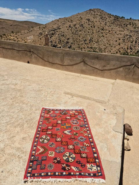 Berber Teppich - Kilim aus Taznakht 1.09m x 0.72m