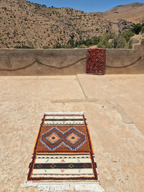 Berber-Teppich – Kilim aus Taznakht 1m x 0,65m