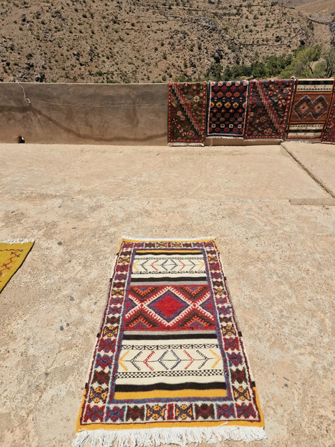 Berber-Teppich – Kilim aus Taznakht 1m x 0,65m