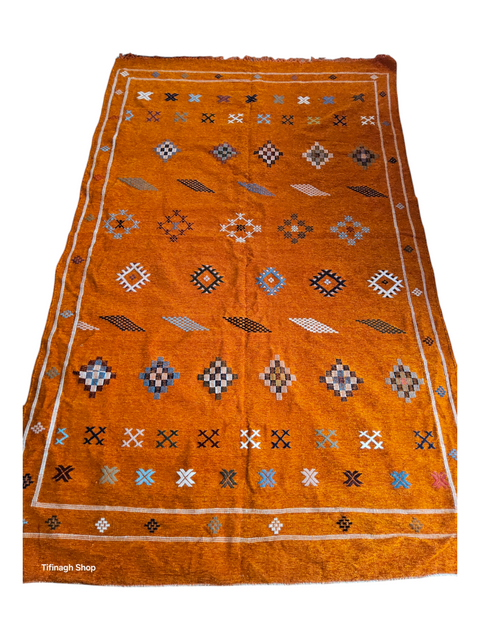 Tapis berbère - Kilim de Taznakht velours 2.40m x1.50m