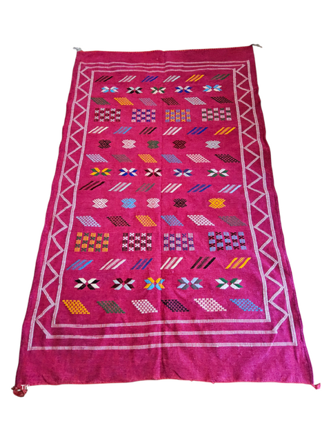 Tapis berbère - Kilim de Taznakht velours 1.99m x 1.20m