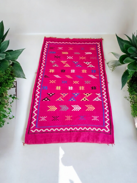 Tapis berbère - Kilim de Taznakht velours 1.57m x 0.96m