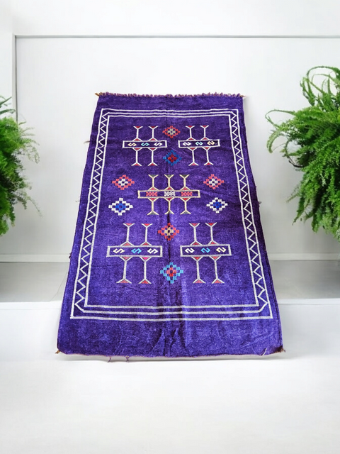 Tapis berbère - Kilim de Taznakht velours 1.85m x 1.13m