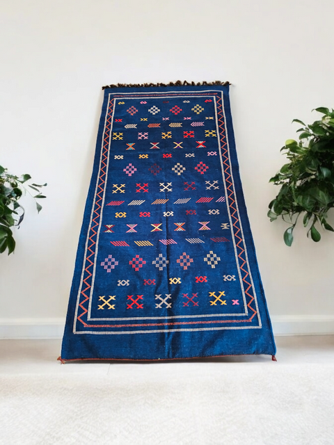 Tapis berbère - Kilim de Taznakht velours 2.15m x 1.12m