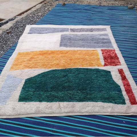 Tapis berbère - Beni M'rirt coloré
