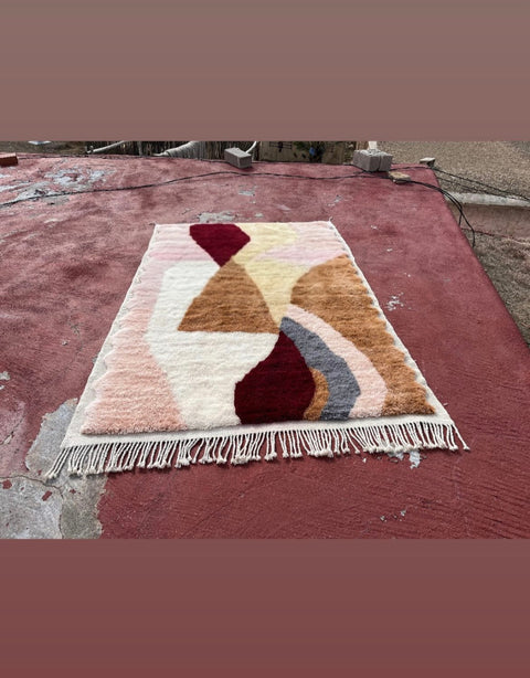 Tapis berbère - Beni M'rirt coloré