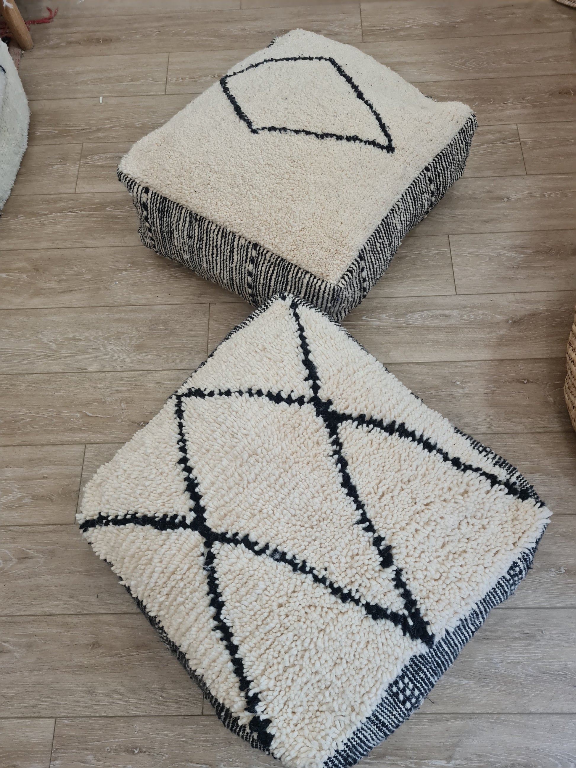 Pouf en verre - Jaune moutarde - Poufs Pouf en verre - Jaune moutarde - Poufs