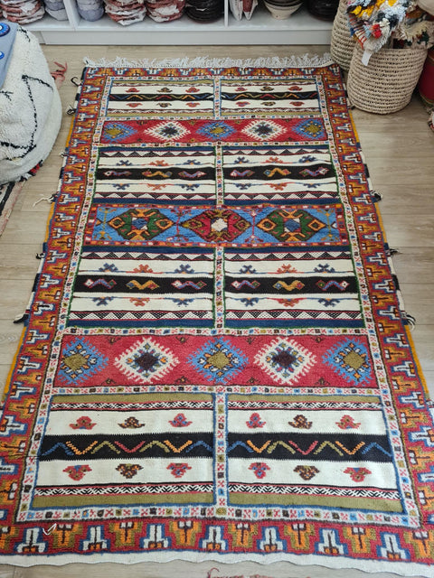 Tapis berbère - Kilim de Taznakht 2.40m x 1.45m