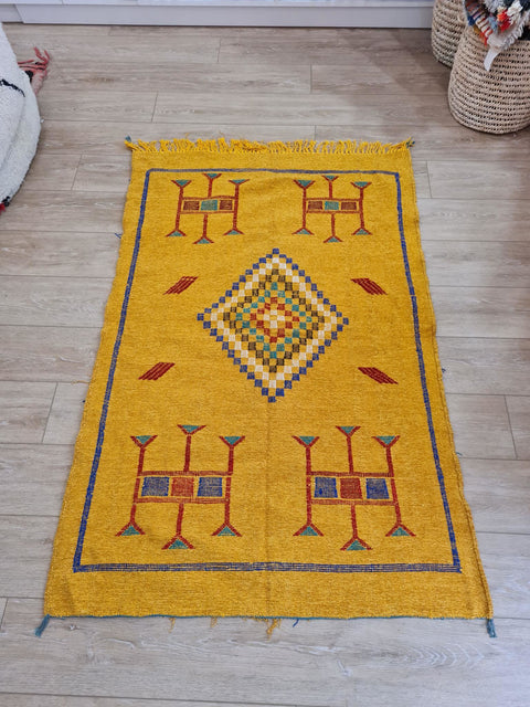 Tapis berbère - Kilim de Taznakht velours 1.50m x 0.98m