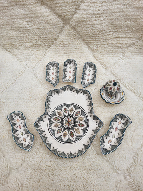 Aperitif service Hand of Fatma (zouak 2)