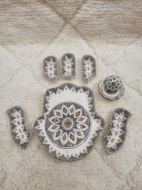 Aperitif service Hand of Fatma (zouak 2)