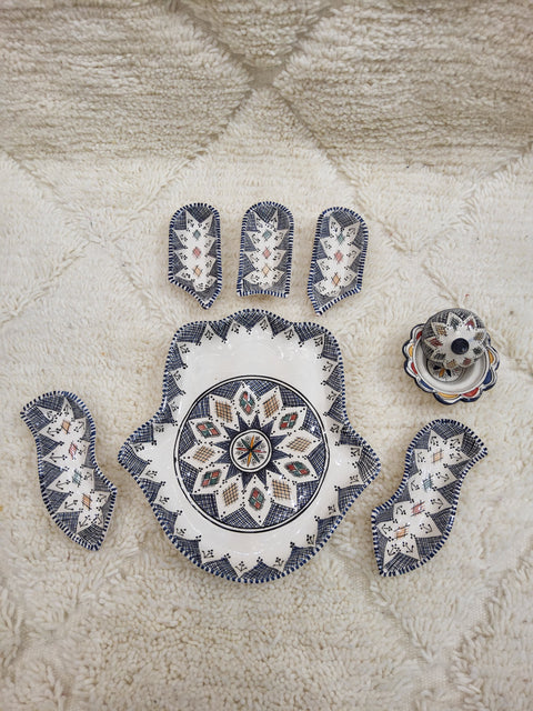 Aperitif service Hand of Fatma (zouak 2)