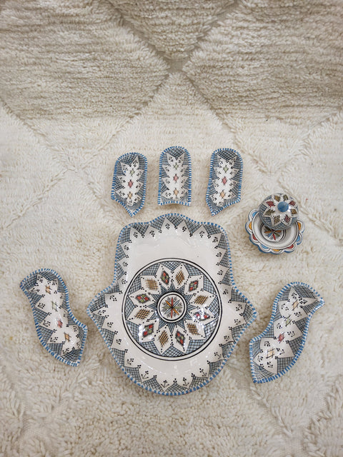 Aperitif service Hand of Fatma (zouak 2)