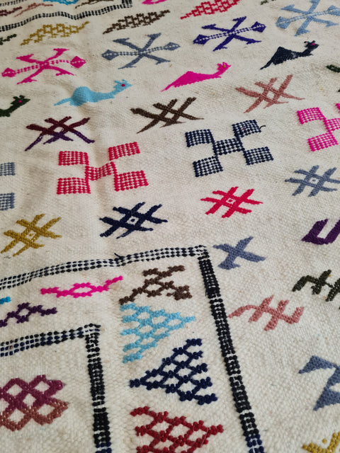 Tapis berbère - Kilim de Taznakht 2.46m x 1.49m