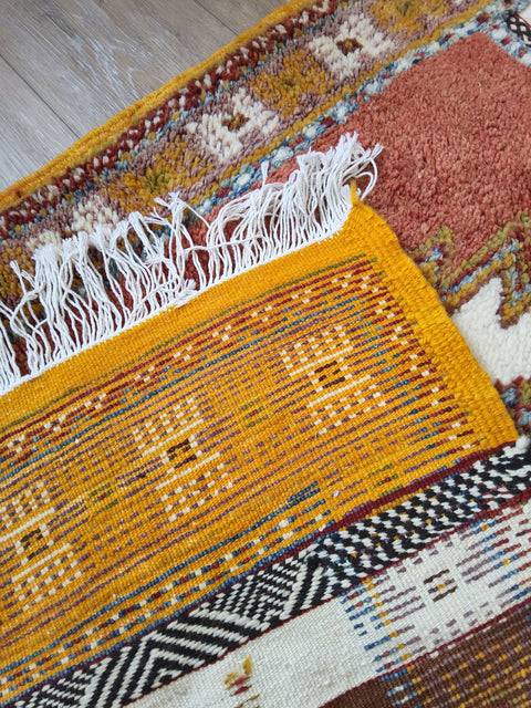Tapis berbère - Kilim de Taznakht 2.08m x 0.80m